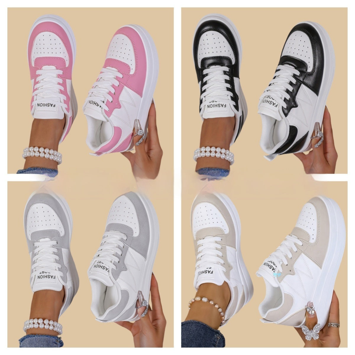 Spring And Autumn New Platform Women's Casual Sneaker