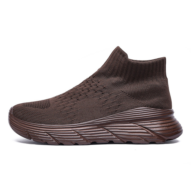 New Fly-knit Socks Shoes Breathable Lightweight